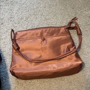 Vera Bradley Brown Satin Bag